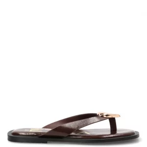 ETIKA Sandalia Plana 10108 Chocolate