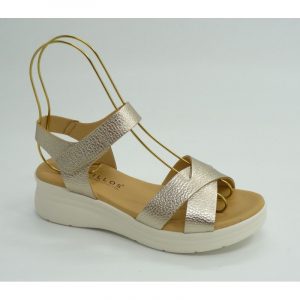 PITILLOS 11292 SANDALIA PALA CRUZADA ORO