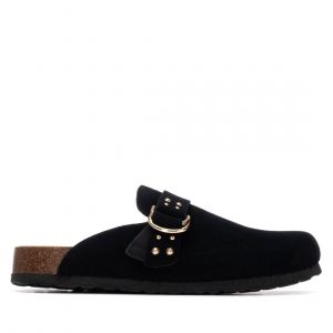 REFRESH 17500803 Zueco de mujer plano Negro