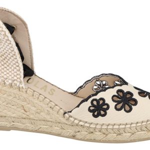 Fabiolas 206312 Sandalia con cuña Fantasy Cosmic Latte