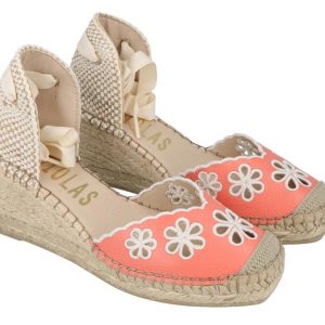 Fabiolas 206312 Sandalia con cuña Fantasy Salmon