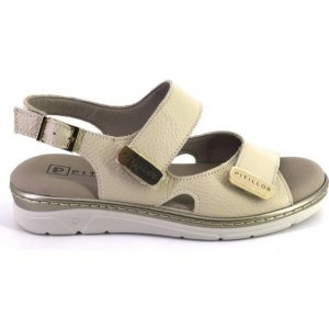 PITILLOS 11000 SANDALIAS DE PIEL PARA MUJER CREMA