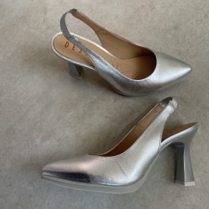 Desiree SAGA13 Salon destalonado tacon 7,5cm STAR PLATA