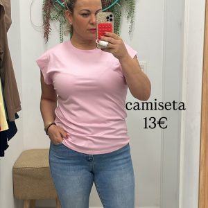 Sara rosa camiseta