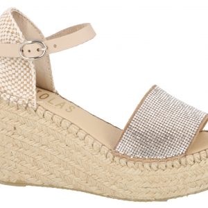 Fabiolas 5712803 Sandalia con cuña Sahara