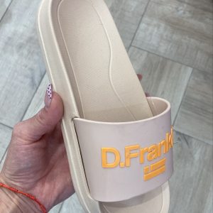D.FRANKLIN DFSH417002 MAREA SLIDES BEIGE / ORANGE