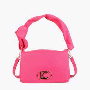 LOLA CASADEMUNT LS2604080 Bandolera asa anudada FUCSIA