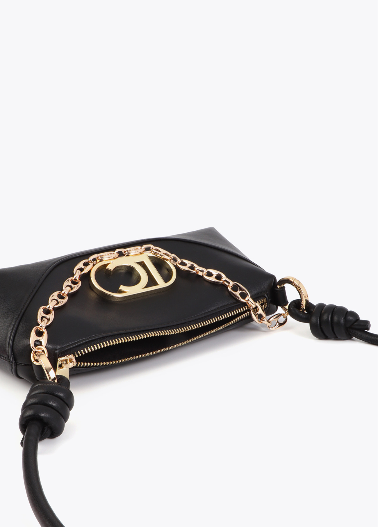 LOLA CASADEMUNT LS2604040 Bandolera asa nudos pieza inferior NEGRO - Imagen 4