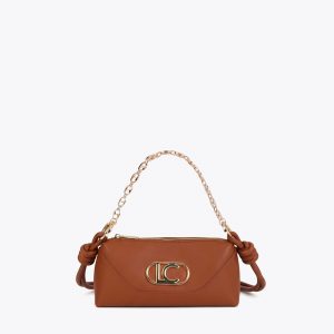 LOLA CASADEMUNT LS2604040 Bandolera asa nudos pieza inferior MARRON