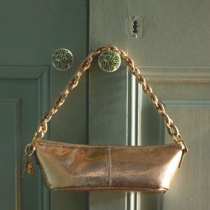 LOLA CASADEMUNT MS2604017 Bolo efecto brillante cadena DORADO