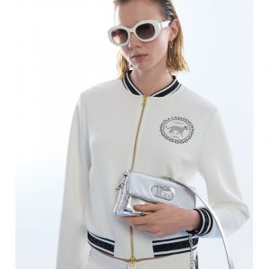 LOLA CASADEMUNT LS2611018 Bomber scuba detalle cinta con rosco en la espalda CRUDO