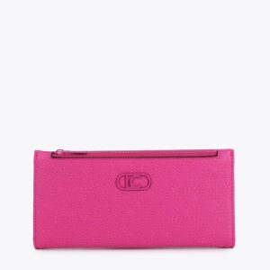 LOLA CASADEMUNT LS2612004 Cartera pespuntes logo FUCSIA