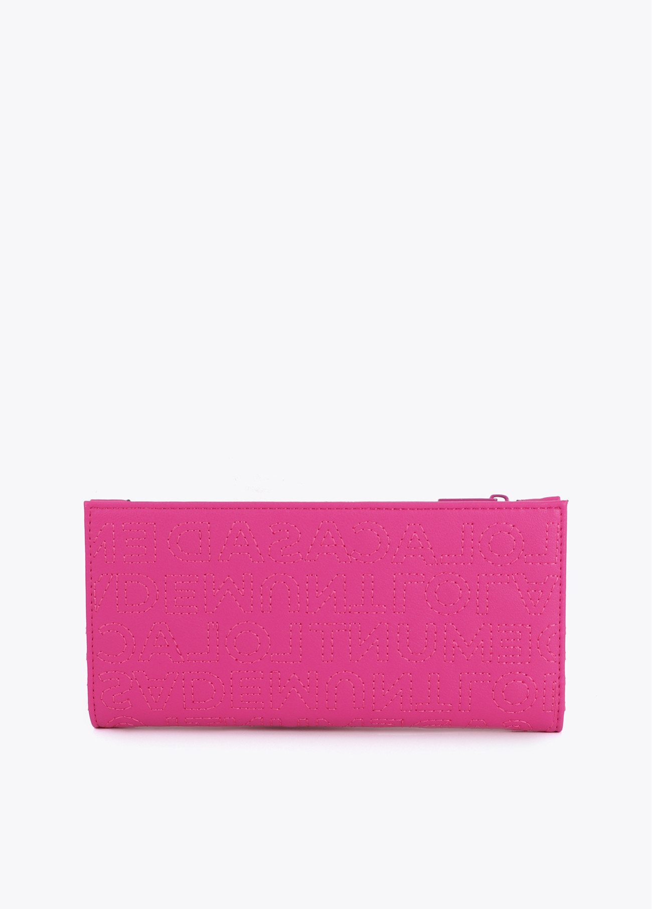 LOLA CASADEMUNT LS2612004 Cartera pespuntes logo FUCSIA - Imagen 3
