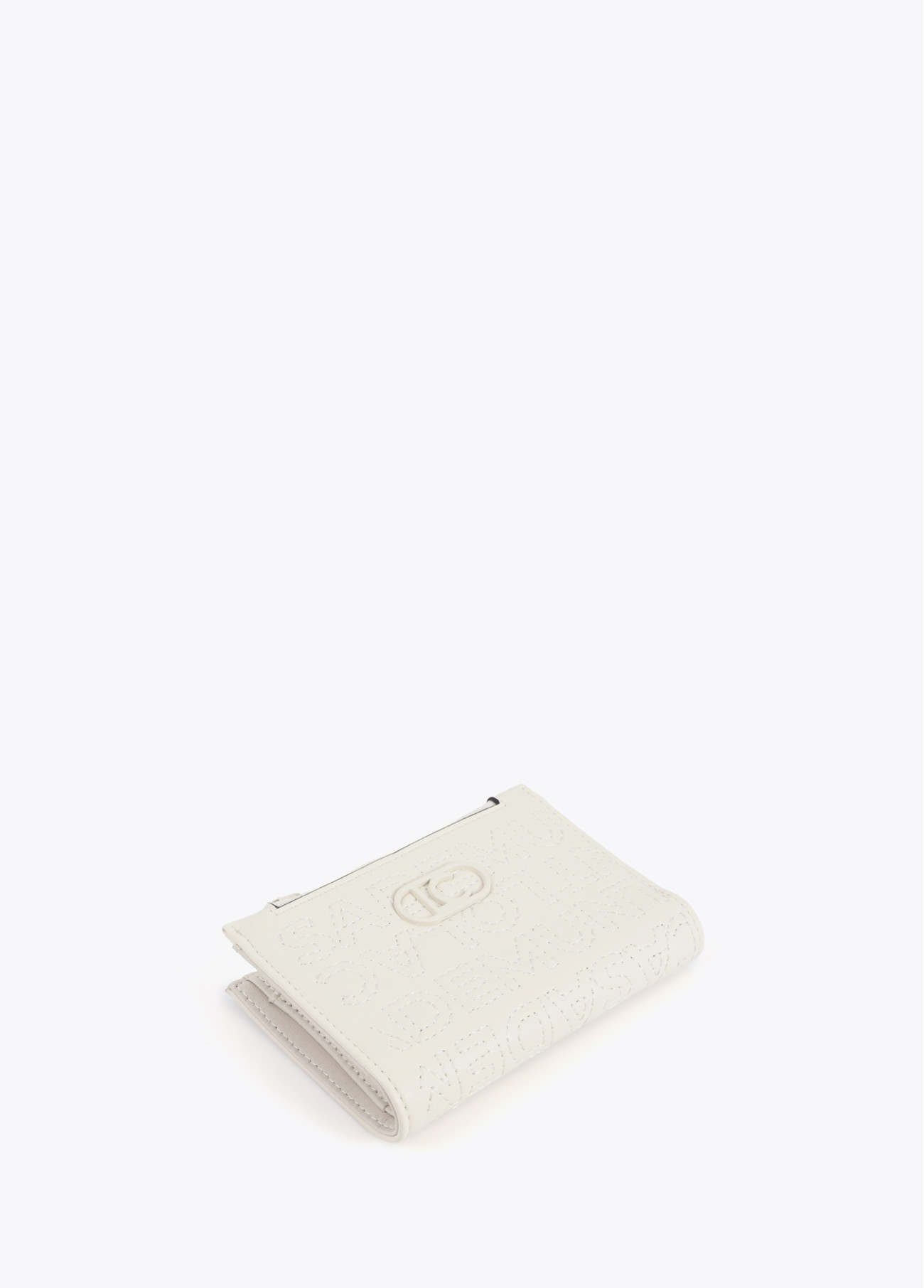 LOLA CASADEMUNT LS2612005 Monedero pespuntes logo CRUDO - Imagen 2