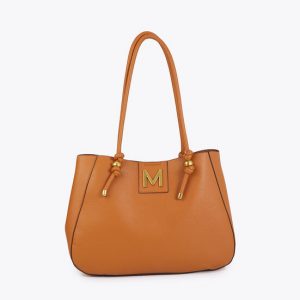 LOLA CASADEMUNT MS2604008 Shopper detalles metal MARRON