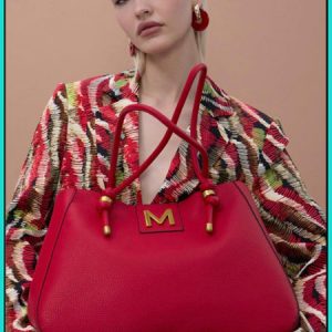 LOLA CASADEMUNT MS2604008 Shopper detalles metal ROJO