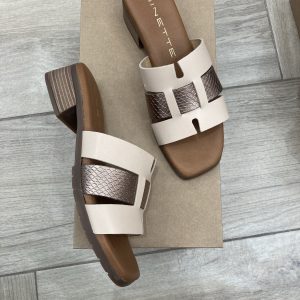 NINETTE T-151471 TEQUILA/LAM.PITONE NUDE/ROSE MALIS NICOTINA