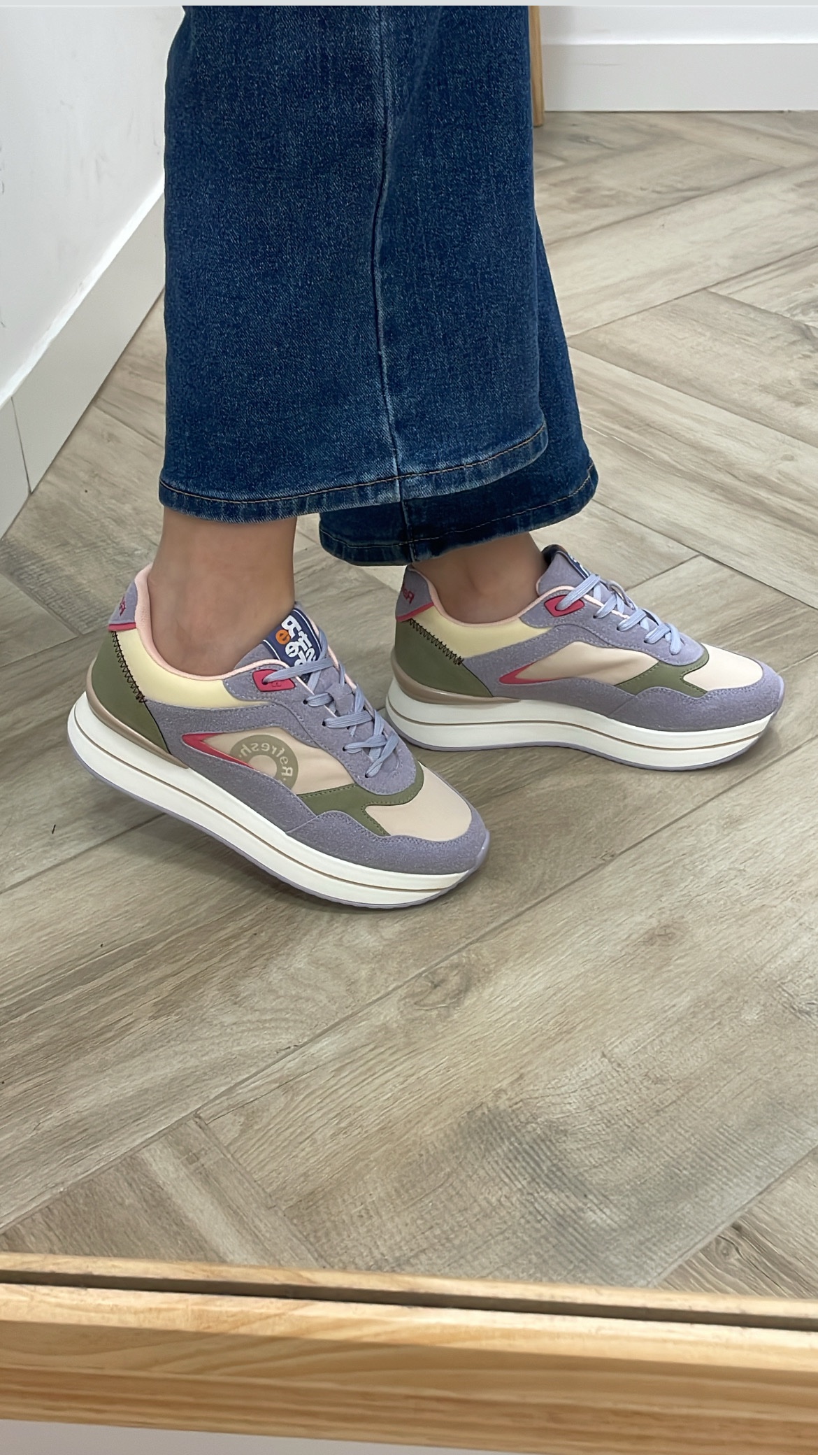 REFRESH 17514803 Zapatilla de mujer plano