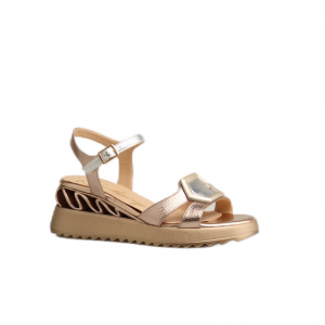 ROCK 85836 Sandalías mujer Rosa Oro Plata
