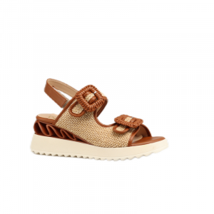 ROCK 85869 Sandalías mujer Marrón Beige