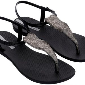 IPANEMA IP 83774 IPANEMA CLASS FLORA SANDAL FEM BN485 BLACK/ONIX/GREY