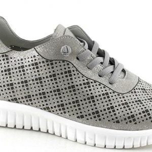 AMARPIES AOG30087 CASUAL PICADO CORDONES ELASTICOS Plata