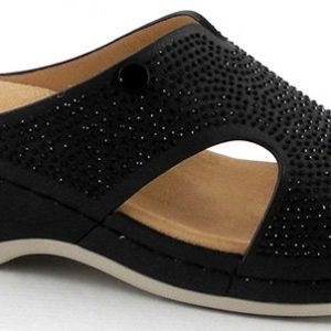AMARPIES ABZ28648 ZUECO COMFORT VELCRO PICADOS Negro