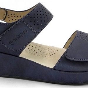 AMARPIES ABZ23587 SANDALIA CUÑA CONFORT DOBLE VELCRO