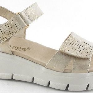 AMARPIES ABZ26553 SANDALIA DOBLE PISO BLANCO PALA VELCRO