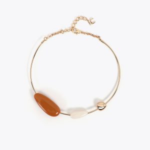 LOLA CASADEMUNT LS2603049 Collar choker resina bicolor Metal-multicolor