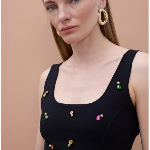 LOLA CASADEMUNT MS2615001 Top tricot joyas