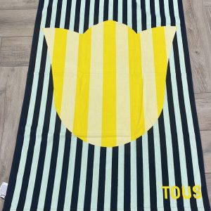 TOUS 2002443805 TOALLA T STRIPES MOTIFS AMARILLO