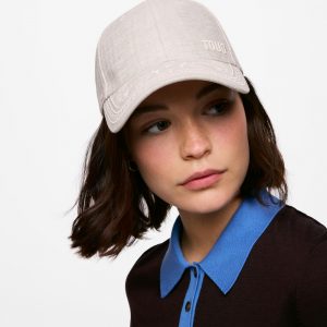 TOUS 2002439201 Gorra beige bordado TOUS Motifs Paisley