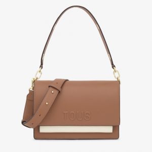 TOUS 2002358243 Bandolera mediana moca Audree Saffiano