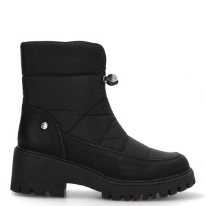 ETIKA 11117 Botines de Mujer con Cuña Negro