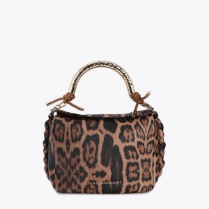 LOLA CASADEMUNT LF2604001 Bandolera 1981 mediana efecto piel CRUDO-NEGRO U