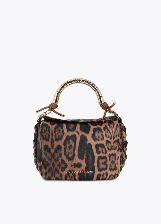 LOLA CASADEMUNT LF2604001 Bandolera 1981 mediana efecto piel CRUDO-NEGRO U