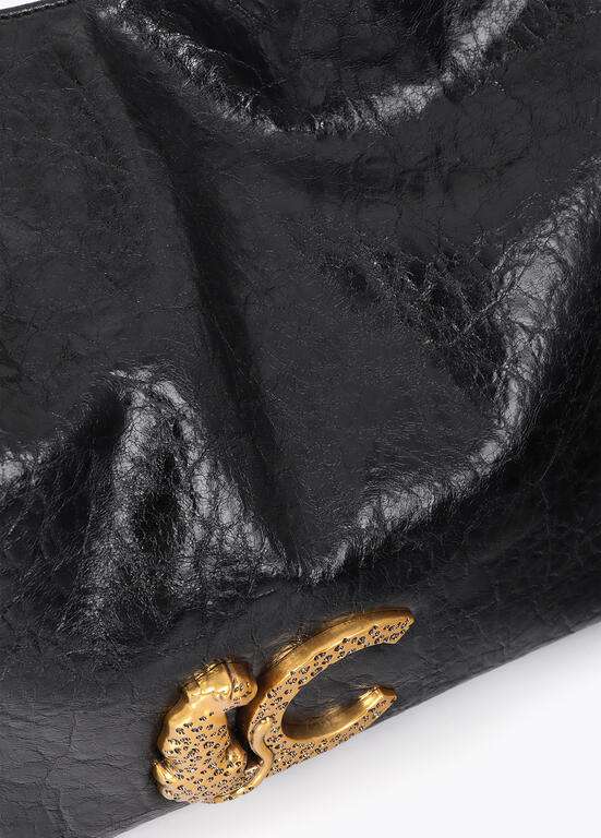 LOLA CASADEMUNT LF2604026 Shopper con detalle de asa trenzada NEGRO U - Imagen 6
