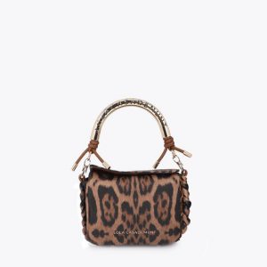 LOLA CASADEMUNT LF2604096 Bandolera 1981 pequeña efecto piel NEGRO-MARRON U