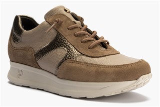 PITILLOS 11603 TOPO Deportivo combinado serraje, napa con grano y laminado con cordón elástico