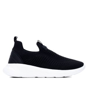 REFRESH 17605503 Zapatilla de mujer plano Negro