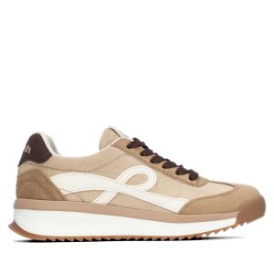 REFRESH 17623202 Zapatilla de mujer plano Beige