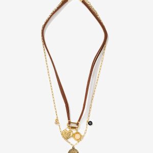 TIFFOSI 10068292 Collar Hortensia Dorado