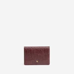 TIFFOSI 10068437 Cartera Camila Efecto Piel Burdeos