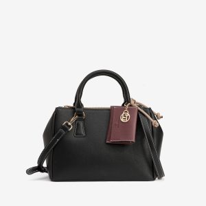 TIFFOSI 10068110 Bolso de Mano Plain Negro
