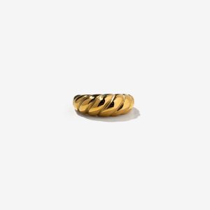 TIFFOSI 10068317 Anillo Trepadeira Dorado