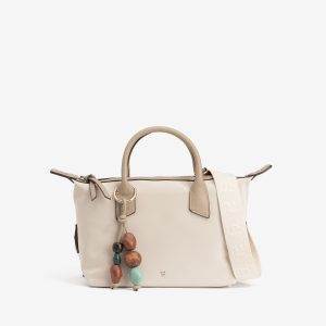TIFFOSI 10068109 Bolso Bandolera Decoracion Piedras Rosanna Crudo