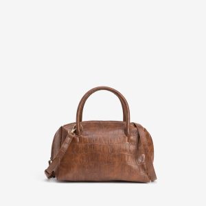TIFFOSI 10068243 Bolso Bowler Alberta Marron