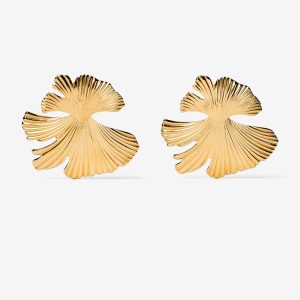 TIFFOSI 10068296 Pendientes Jasmim Dorado