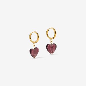 TIFFOSI 10068316 Pendientes Salvia Dorado
